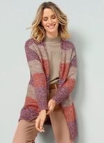 Gebreid vest in garenmix 