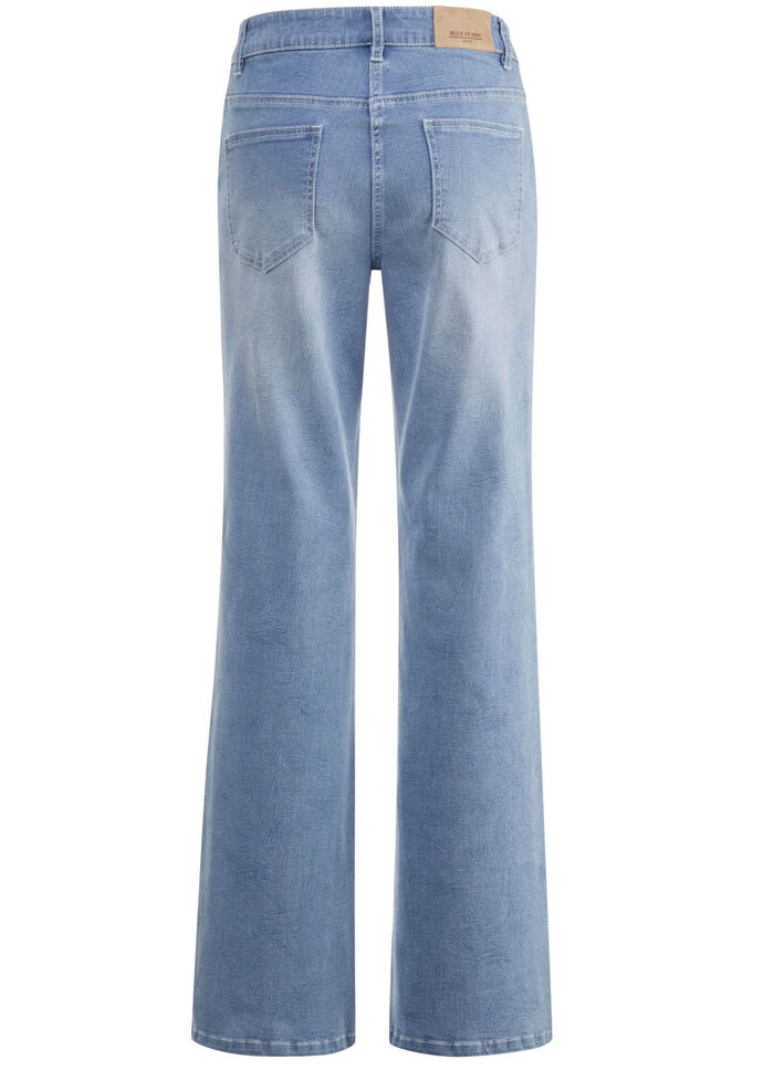 Jeans in het nieuwste vingerafdrukdesign LICHTBLAUW