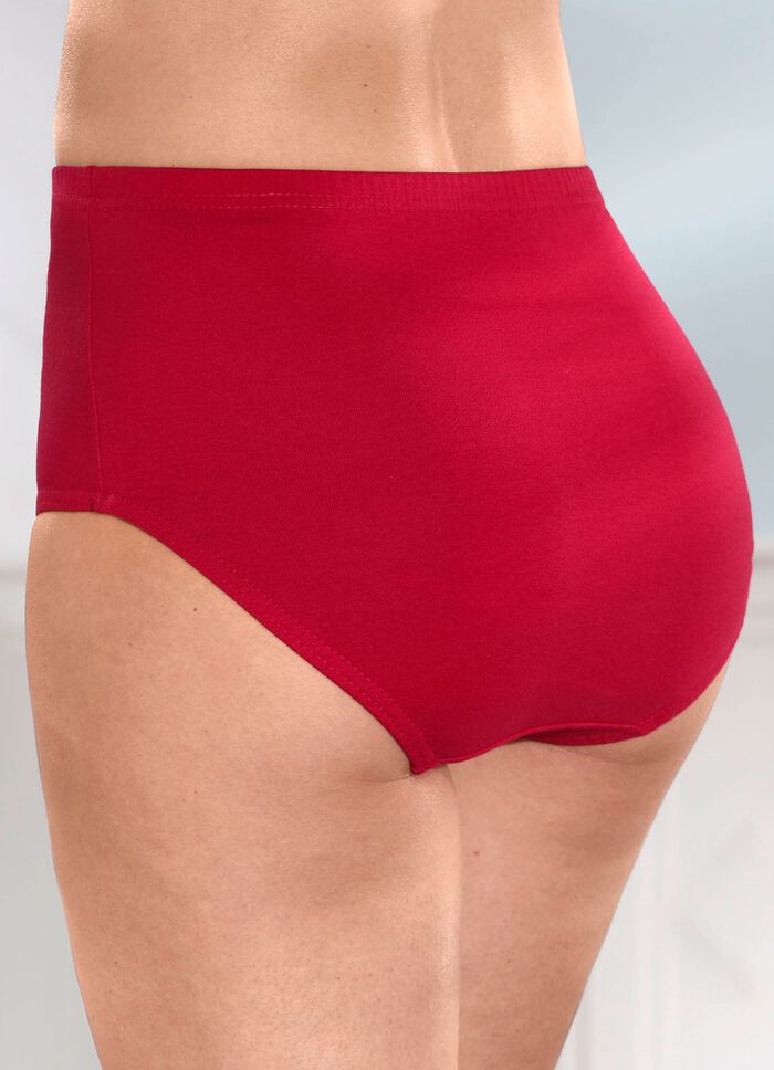 Set van vier slipjes met bloemenprint 