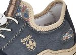 Rieker, sportieve damessneakers, met uitneembaar voetbed JEANSBLAUW/BEIGE