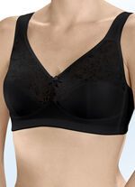 Set van twee Susa-bh's van katoen 1X WEISS, 1X SCHWARZ