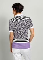 Poloshirt met all-over patroon 