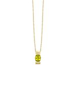 Stralende natuurlijkheid &ndash; hanger met peridoot en diamanten 