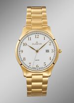 Dugena quartz herenhorloge met roestvrijstalen bandkast 