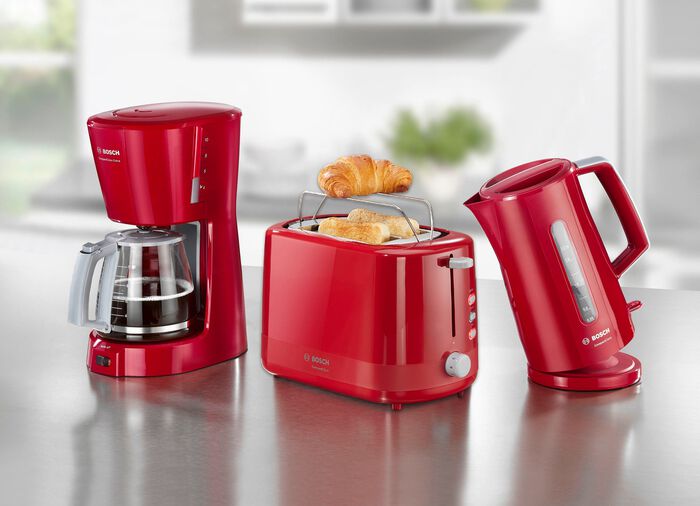 Bosch ontbijtserie in compact ontwerp ROOD