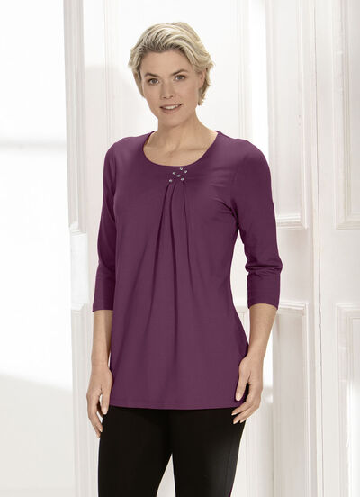 Lang shirt in casual stijl in 2 kleuren 