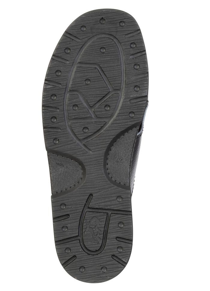 Comfortabele herenmuiltjes, breedte K, met klittenbandsluiting 