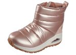SKECHERS, dames gevoerde laarzen, winterschoenen, met rits ROS&Eacute;GOLD