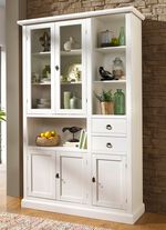 Meubelset van deels massief hout ANTIEK WIT