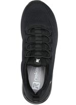 Rieker sneakers met elastische decoratieve vetersluiting 