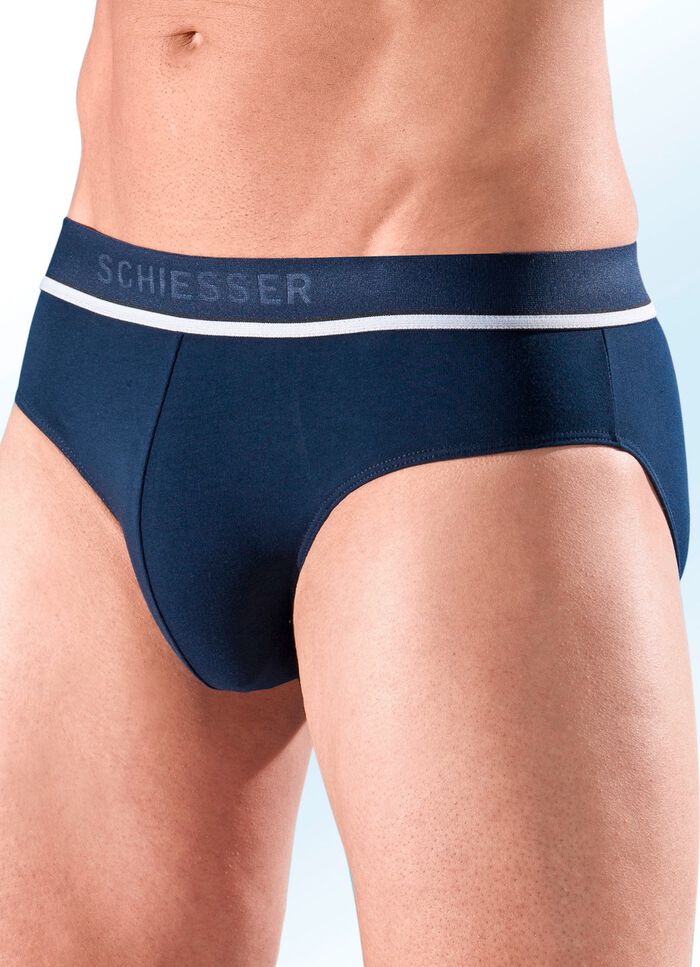 Schiesser set van drie slips van fijne jersey 