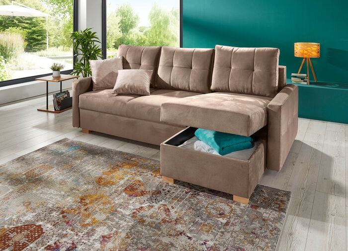 Gestoffeerde hoek, linker uitvoering 