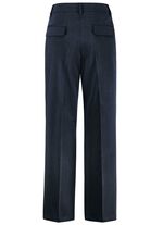 Broek met elastische tailleband aan de achterkant 