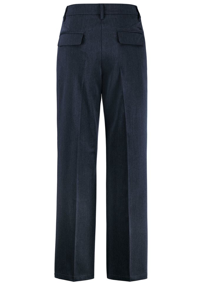 Broek met elastische tailleband aan de achterkant 