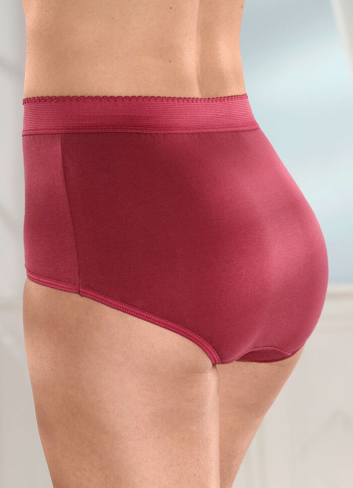 Set van vijf corrigerende slips met verstevigende voorzijde 