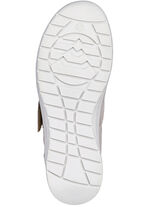 Slippers met verstelbare klittenbandsluiting TAUPE