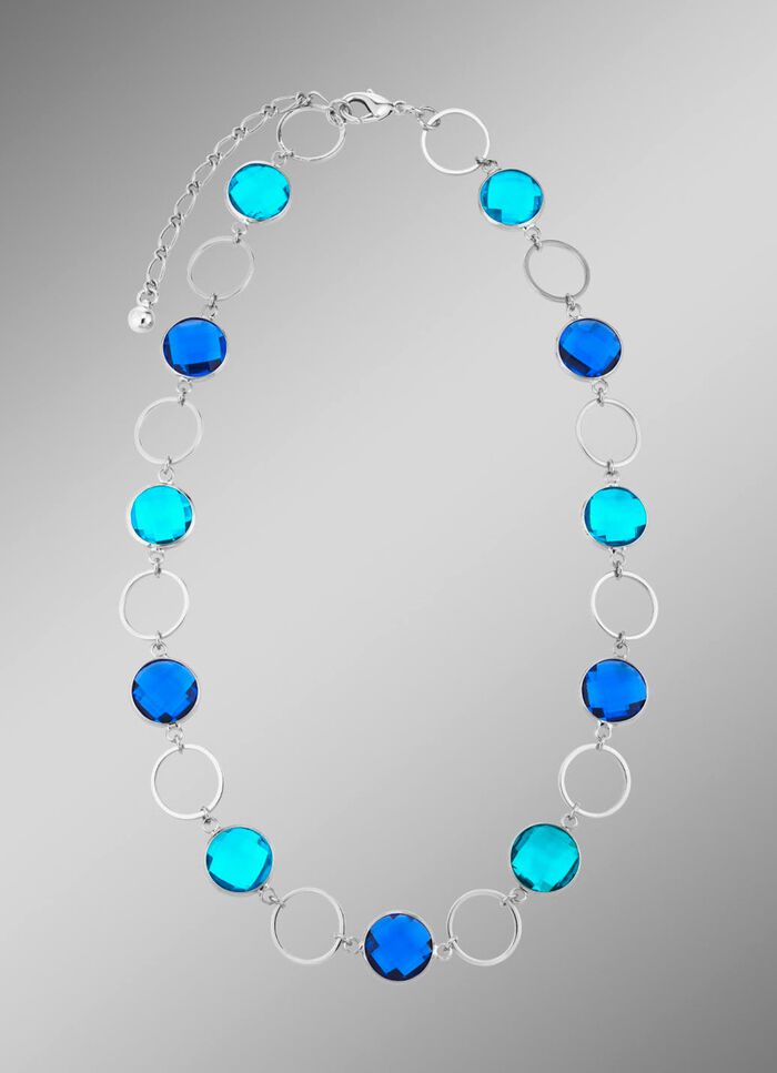 Sieradenset, 3-delig, met kristalstenen 