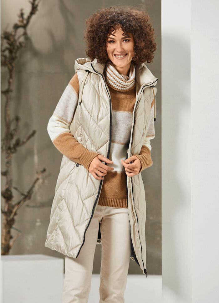 Lang vest in 2 kleuren 