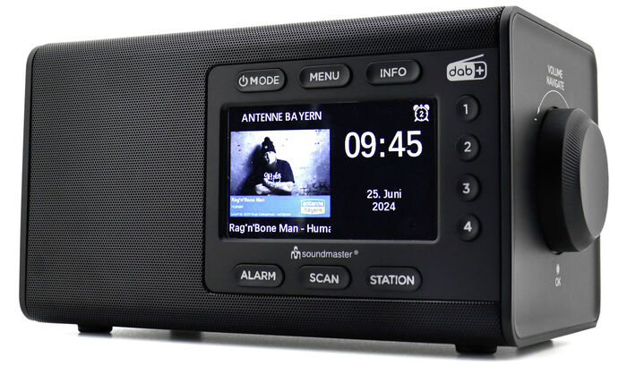 Radio met DAB+ ZWART