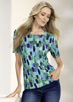 Shirt met all-over print 