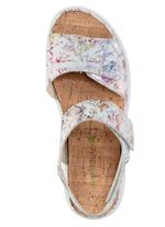 Ranger sandaal van glanzend geprint nubuckleer 