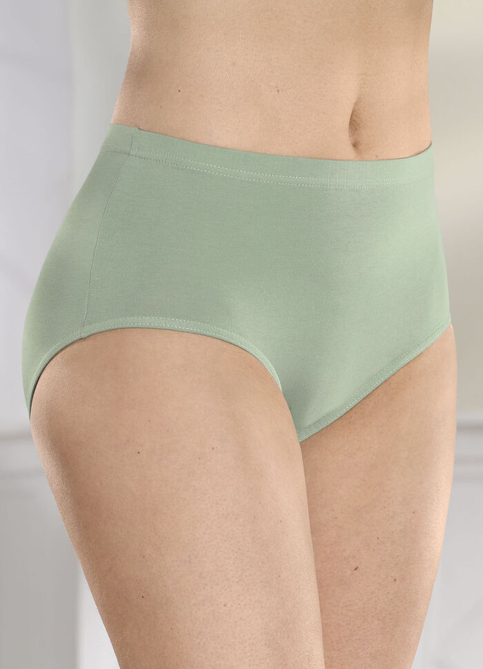 Set van vier slips met elastische band 