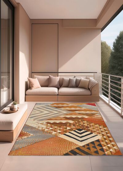 Binnen-/buitengeschikte bruggen en tapijten 