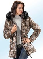 Jas met een buitengewoon dessin 