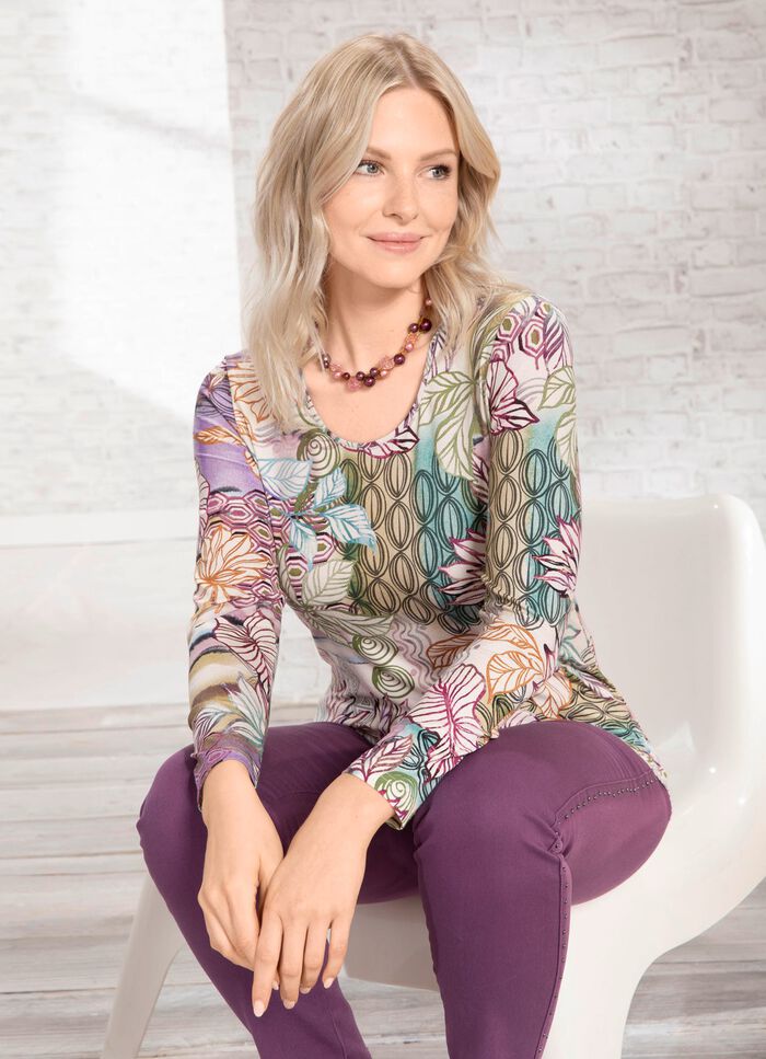 Mooi shirt met ronde hals 