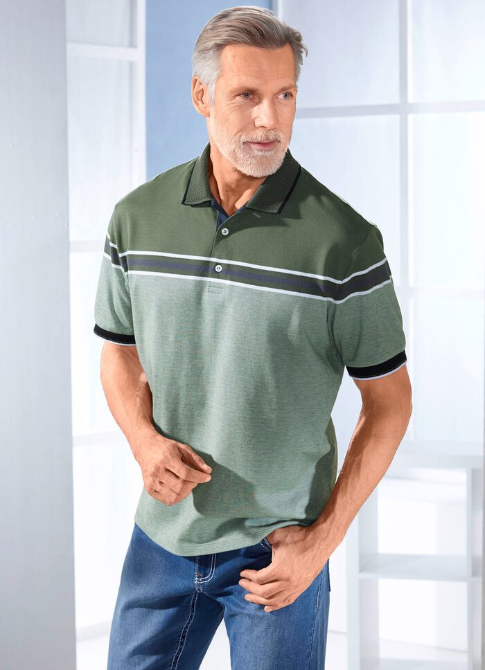 Poloshirt met knoopsluiting 