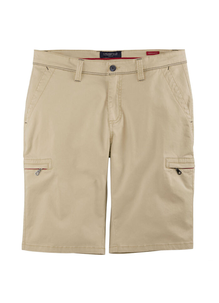 Bermuda's met interne cargozakken in 3 kleuren BEIGE