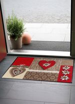 Deurmat met antislip achterkant 