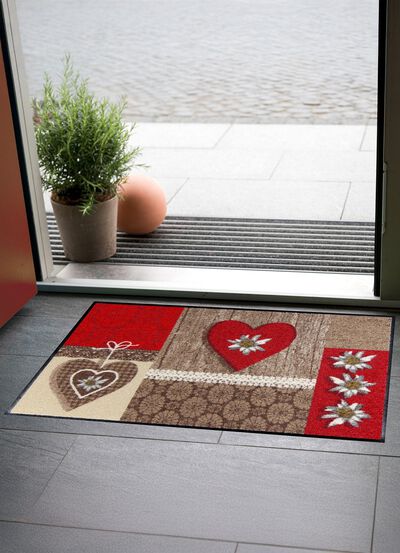 Deurmat met antislip achterkant 