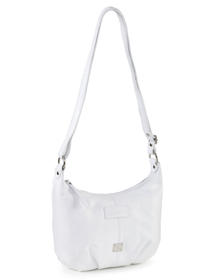 Tas Laurina van volnerf nappaleer WIT