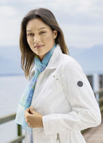 Sjaal met fantasie bloemenmotief 