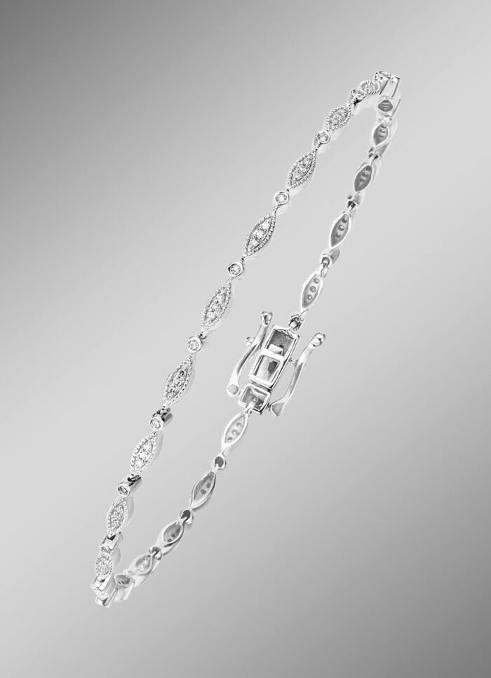 Prachtige armband met diamanten 