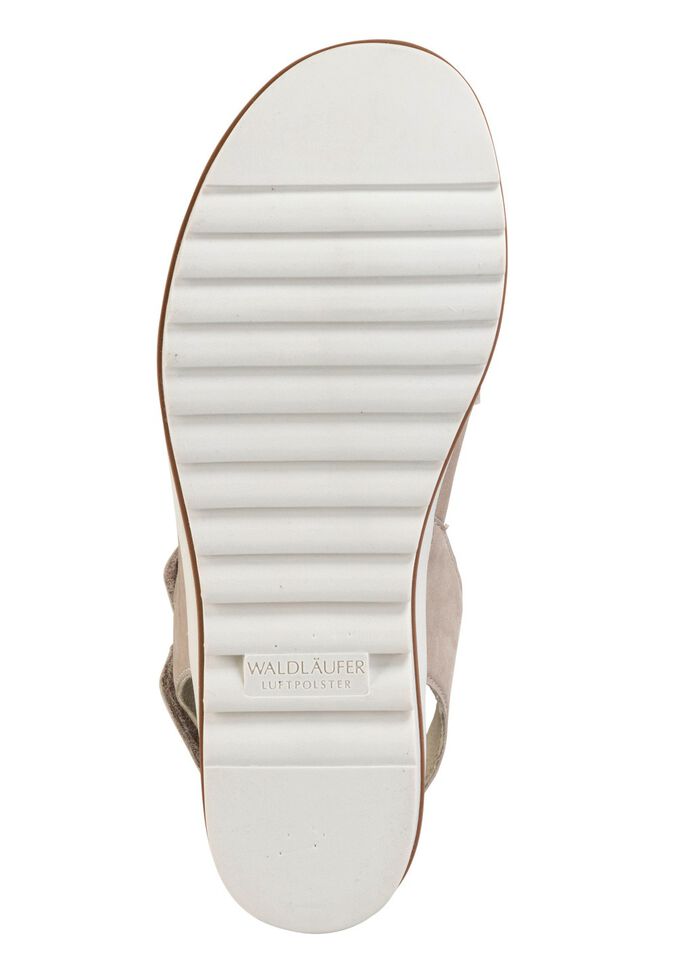 Waldl&auml;ufer, comfortabele damessandalen, breedte H, met uitneembaar voetbed BEIGE