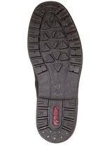 Rieker veterlaars met warme voering van lamsleer en pluche materiaal 