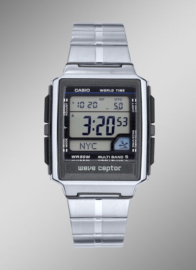 Casio draadloze chronograaf Wave Ceptor 