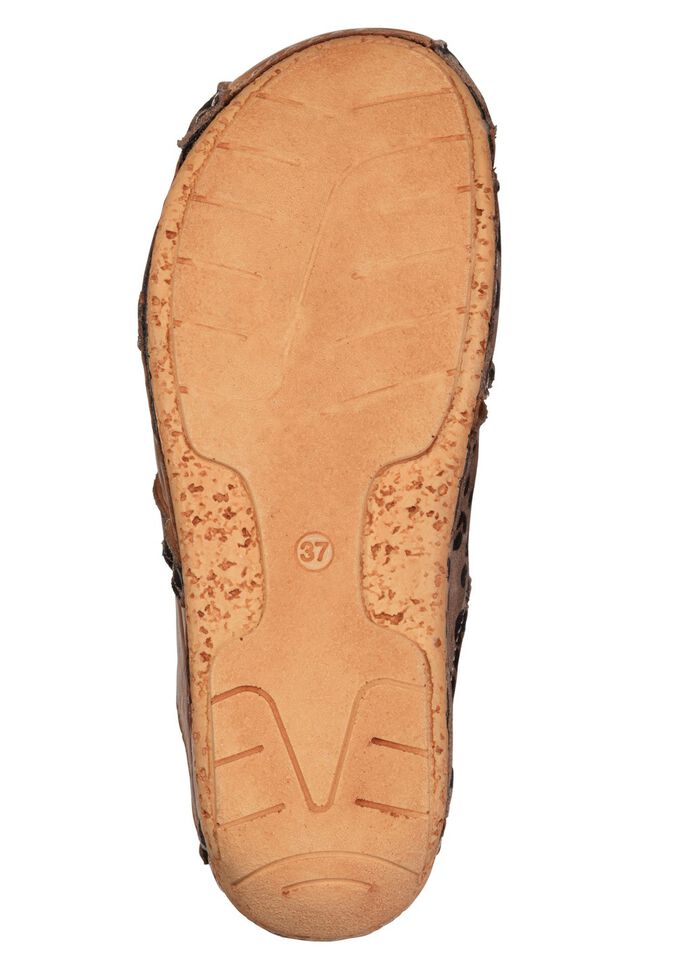 Gemini, trendy damesklompen, breedte G, gemaakt van leer 