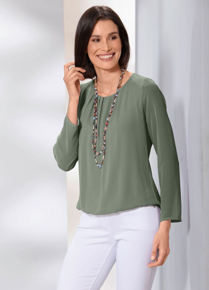 Effen gekleurde tuniek 