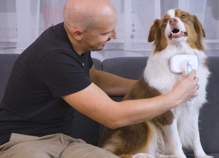 "PiddiPet IonBrush" borstel voor dierenhaar 