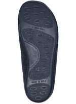 Pantoffels van textiel met een subtiel patroon 