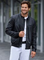 Leren blouson van &ldquo;Cabrini&rdquo; 