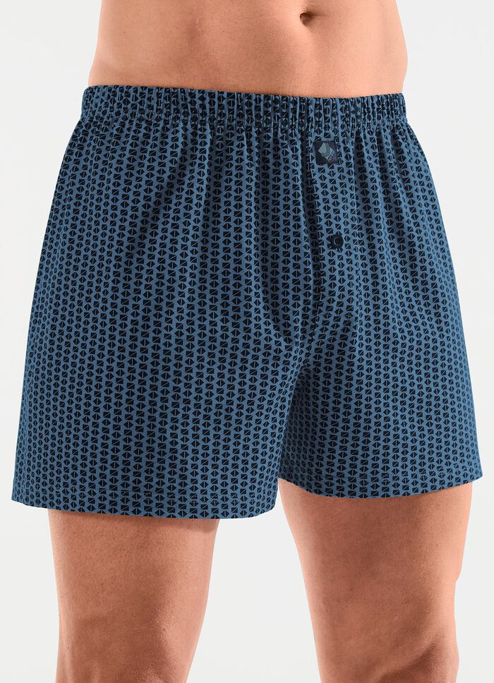 Vijf-pack boxershorts met all-over design 