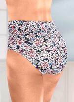 Set van vier slips met een schitterend gekleurd bloemdessin 