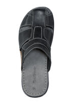 Muiltjes met luchtige openingen ZWART-KASTANJEBRUIN