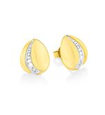 Tweekleurige oorbellen 