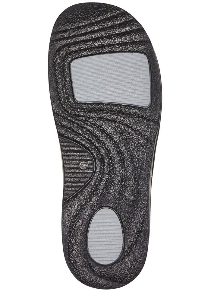 Mubb pantoffels met elastische banden aan de zijkanten BRUIN