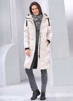 Jas met vaste capuchon BEIGE